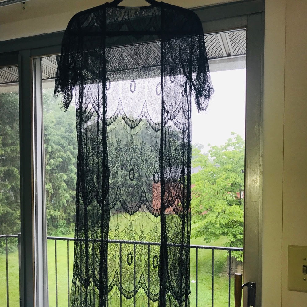 Lace duster